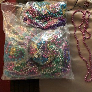 New, premium Mardi Gras Beads 86 strands, total!